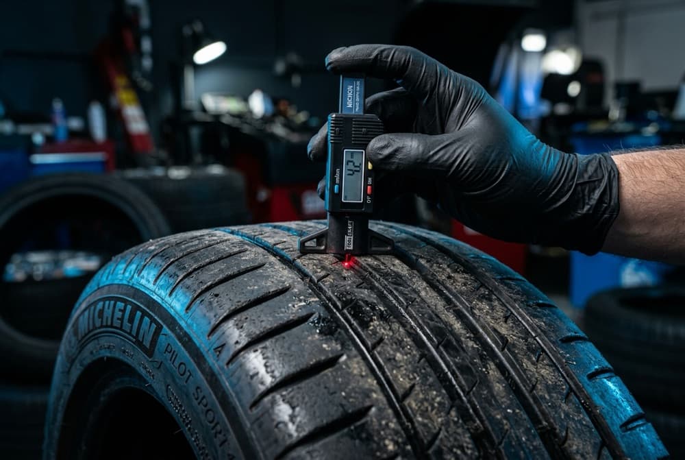Illustration: Tyre Tread Check